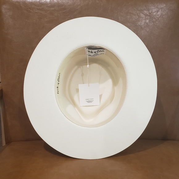 Lack Of Color White Hat with Green Band - Picture 8 of 14